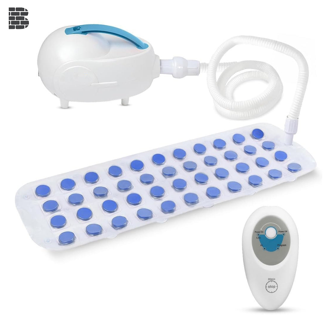 Electric Bubble Bath Mat – Portable, Waterproof & Remote-Controlled Spa Experience