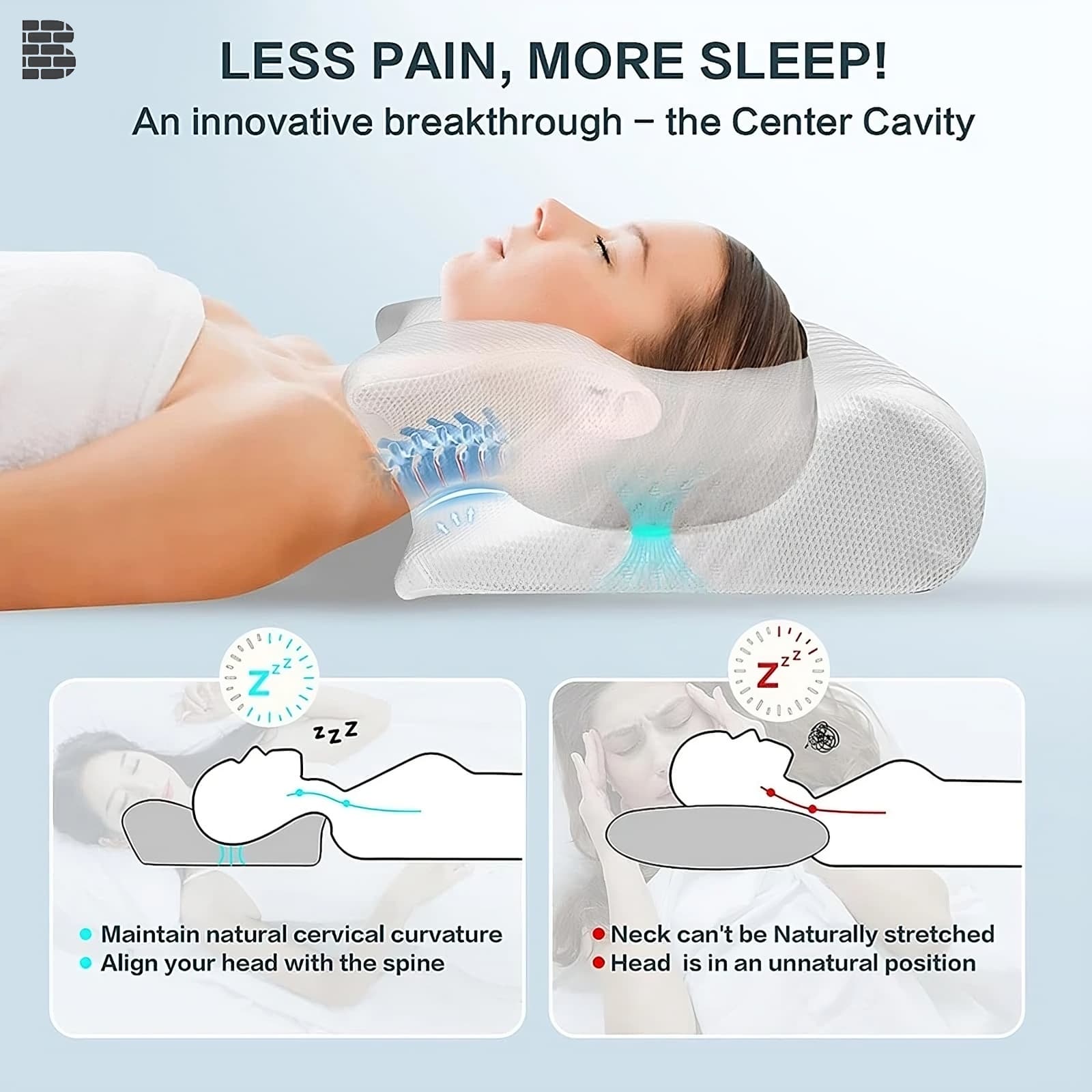Memory Foam Cervical Pillow